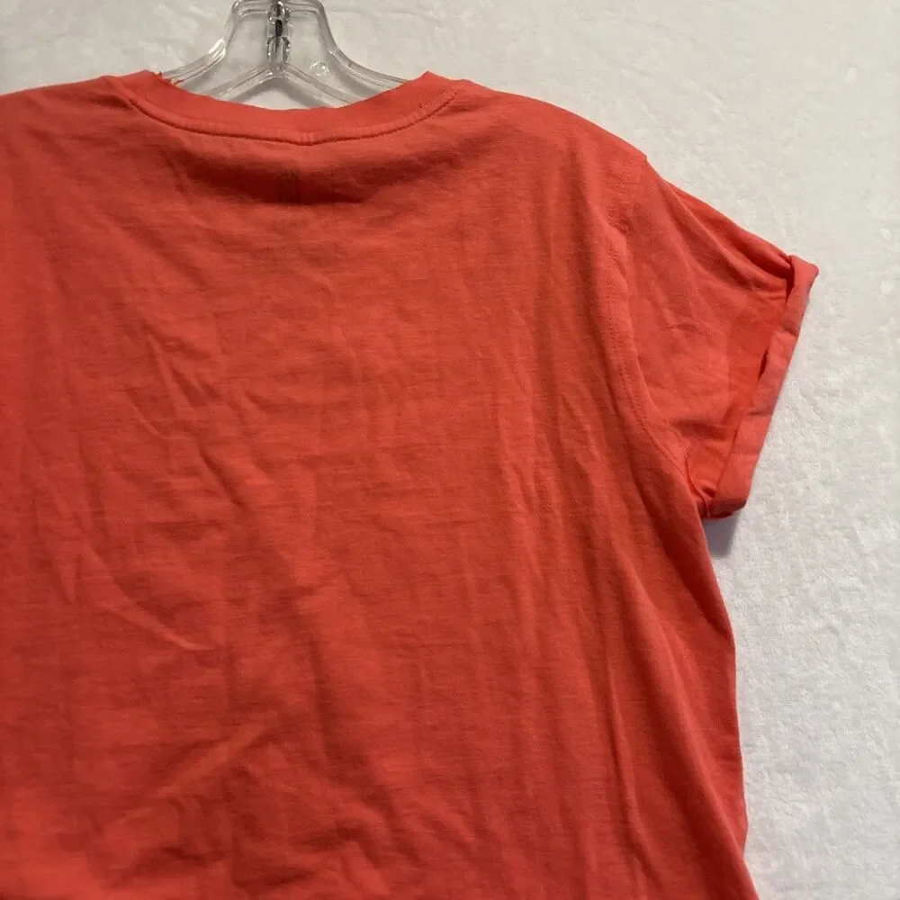 Free People We The Free The Perfect Tee Women's Small Radiant Watermelon Cropped